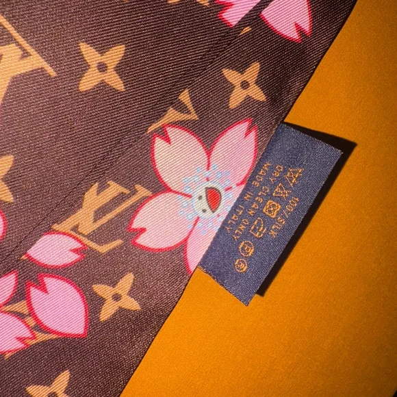 LV X TM Silk Monogram Cherry Blossom BB Bandeau Tan - Picture 3 of 3